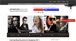 Desktop Screenshot of american-eyecare.com