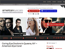 Tablet Screenshot of american-eyecare.com